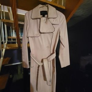 Victoria Secret Genuine Leather Pink Trench Coat 8